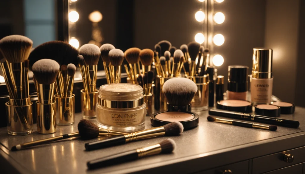 highlighter doré
