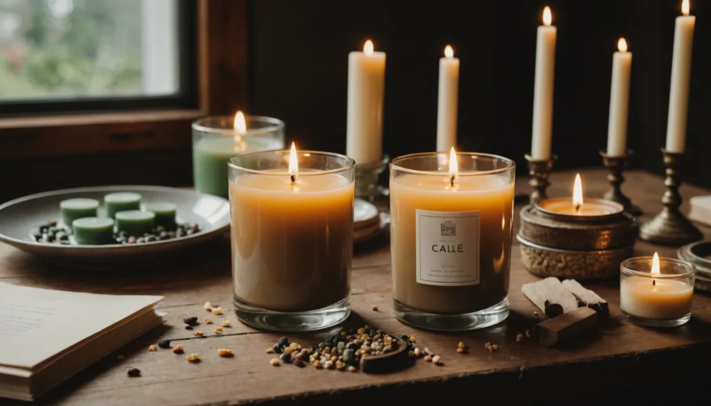 faire des bougies avec des restes